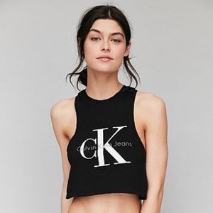 Calvin Klein cropped sleeveless tank